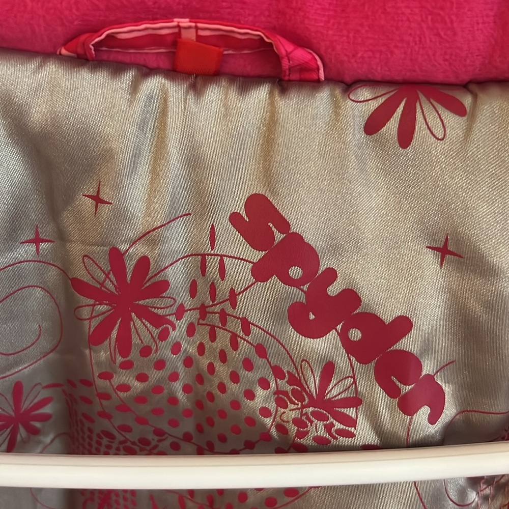 Kids Pink Patterned Jacket - Picture 4 of 5